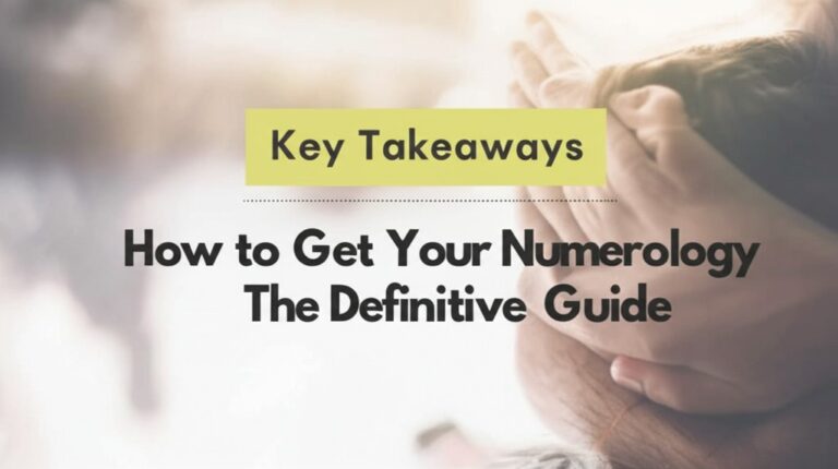 realistic photo showing Key Takeaways relating to How to Get Your Numerology Number: The Definitive Guide, detailed photography, no text